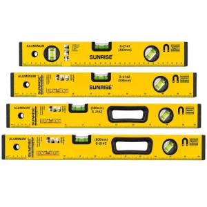 Aluminum Spirit Level Ruler High Precision Bubble Level Tool DIY Measuring Instrument Construction 360 Emission Angle