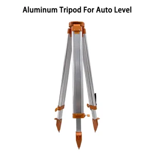 Aluminum Survey Tripod for Auto Level Lightweight Telescopic Measuring Tripod Stand Universal for Theodolite Total Station