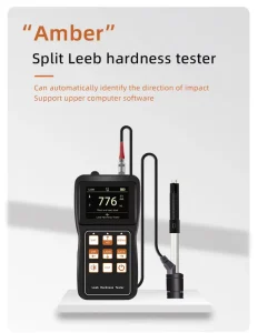 Amber Leeb Hardness Tester High Precision Color Screen Full scale Hardness Tester Split Portable Leeb Hardness Tester