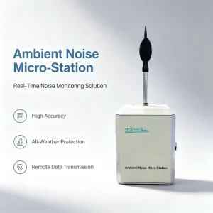 Ambient Noise Micro-Station Outdoor Automatic Noise Monitoring Sensor Class 2 Environmental Noise Detector With 4GCloud Platform