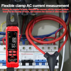 Ampere Digital ZL35B Rechargeable Clamp Multimeter High Precision Portable Ammeter Resistance Temperature Frequency 200A
