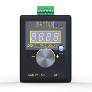Analog 0 5V 0 10V 4 20mA Signal Generator with Rechargeable Battery Pocket Adjustable Voltage Current Simulator Calibrator