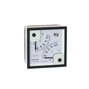 Analog Double Pointer-type Frequency Meter for AC Current 50 – 60 Hz Analog Panel Meter
