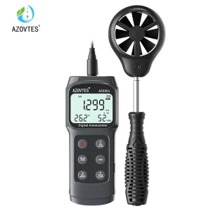 Anemometer Pocket Outdoor Type Impeller Wind Speed Meter Wind Volume Meter Wind Temperature Global Use