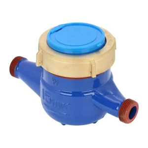 Anti Backflow Rotary Vane Wet Water Meter LXSK R80 High Precision Domestic Cold Water Flow Meter for Long Lasting Use
