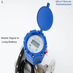 Anti Corrosion 4 Inch Stainless Steel Flange 2 Path Smart Ultrasonic Water Meter LoRaWAN Remote Read IP68 Industrial Flow Meters