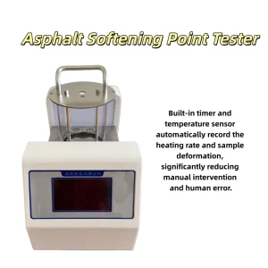 Asphalt Softening Point Tester Fully Automatic Softening Point Tester for Bitumen Ring and Ball Test Per ASTM D36