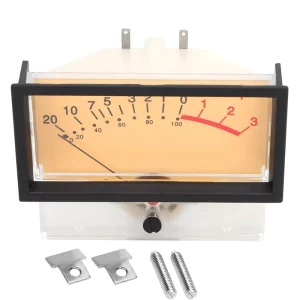 Audio Amp Panel VU Volume Unit Level Meter DB Meter Mixer Power Meter Volt Meter