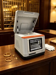 Aurispec Gold Tester EDX-B2S XRF Gold Analyzer X-ray Spectrometer CE Certified Gold Purity Karat Tester 9.1 Inch Color Touch