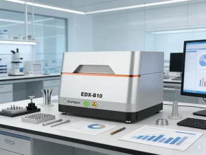 Aurispec Multi modes Configuration Benchtop XRF Spectrometer EDX V61G External Vacuum Pump HD Camera RoHS Analyzer Gem
