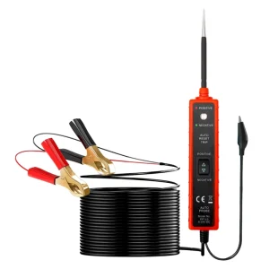 Auto Power Probe Long Circuit Tester 6 24V DC Battery Tester for Car Electrical System Indicator Light Diagnostic Tool