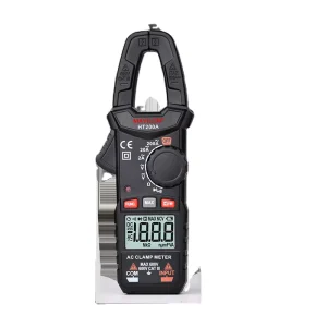 Auto Range Clamp Electric Meter DC Pliers Ammeter AC DC Voltmeter Resistance Tester Digital LCD 2000 Counts HT200A