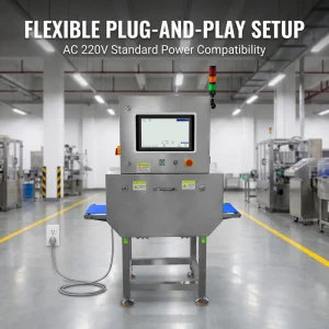 Automated Food Safety X Ray Detector with Automatic Unqualified Product Shut Down Function X Ray Machine for Food Industry