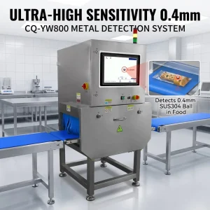Automated X ray Food Production Line Glass Ceramic SUS Foreign Object Detection Machine Food Safety Metal Detector 1 Year High