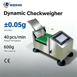 Automatic Checkweigher Machine Online Weight Checker Dynamic Check Weigher for Small Pouch 0.05g High Precision Solution