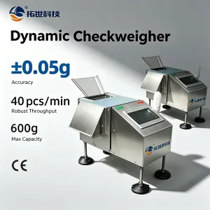 Automatic Checkweigher Machine Online Weight Checker Dynamic Check Weigher for Small Pouch 0.05g High Precision Solution