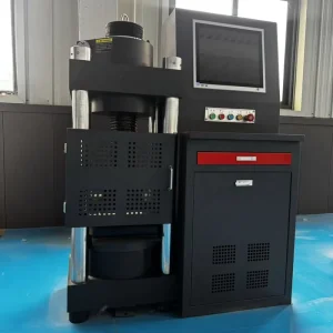 Automatic Digital Compression Testing Equipment 2000 Kn Capacity for Cube Concrete Testing 1 Year Warranty