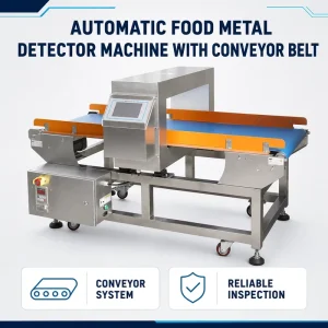 Automatic Food Metal Detector Machine with Conveyor Belt