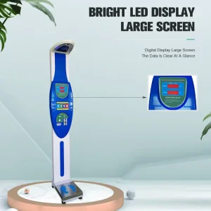 Automatic Height and Weight Measurement Machine Blue Pink or OEM Weight Measurer Balance Medical Height Increase Iron + ABS CE