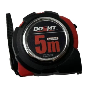 Automatic Lock Steel Tape Measure 3m 10m 25mm Wide Blade TPR Rubber Coated Anti Drop Magnetic Hook Metric Inch Dual Scale