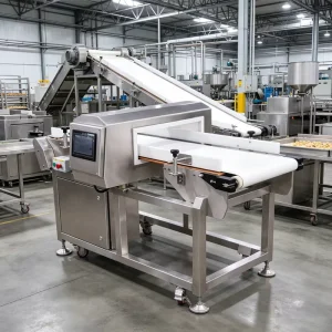 Automatic Stainless Steel Food Metal Detector Conveyor System for Meat Seafood Snacks and Packaged Food Inspection