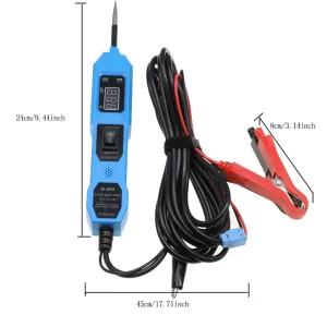 Automotive Circuit Tester 35 36V Blue Test Light for Short Circuits Polarity Identification Continuity Testing Tool