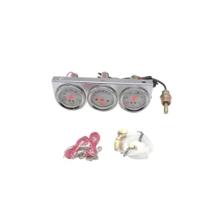 Automotive Performance Gauges Oil Pressure Electrical System and Water Temperature Triple gauge Combo Zb147