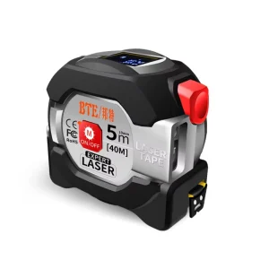 40m Digital 3 in 1 Roll Cord Mode Multi Function Laser Measuring Tool for Metric Woodworking Construction for Professionals