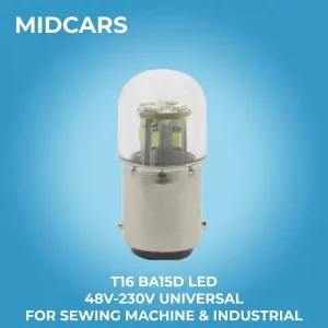 BA15D LED Bulb Signal Tower 220V 110V 48V T16 G18 1.2W Miniature Warning Lamp for Cnc Machine Equipment Indicators