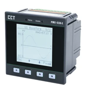 BACnet Ethernet Power Meter Multifunction 3 Phase LCD Panel Meter with Modbus TCP Web Server Remote Monitoring