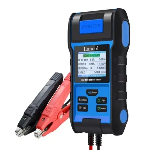 BAT-560 Upgraded 40-3000CCA 3-360 Ah Battery Tester Printer 12V Lithium Universal Diagnostic Tool Color Screen Testing Clamps