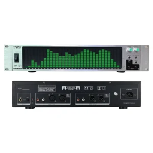 BDS PP-131 Dual 31-band Spectrum Analyzer 2U Spectrum Display (with Silver Panel and Green/White/Blue LEDs)