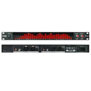 BDS PP 31 Red LED Digital Audio Spectrum Analyzer Display 1U Music Spectrum VU Meter 31 Segments