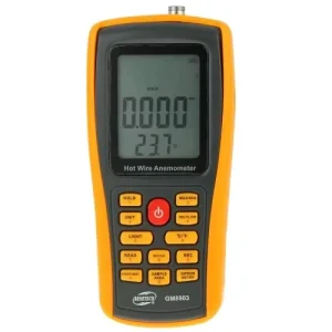 BENETECH GM8903 2.6 Inch LCD Screen Digital Handheld Hot Wire Wind Speed Wind Temperature Anemometer