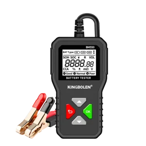 BM550 Battery Tester 6V 12V 24V 100-2000A CCA Capacity Digital Cars System Batteries Analyzer Auto Battery Tool PK KW208