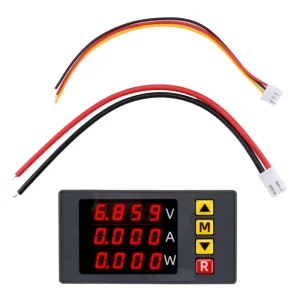 BM730 Digital Energy Meter Power Meter Voltmeter Ammeter Wattmeter DC 0-100V 10A 1000W Voltage Current Detector Voltage Meters