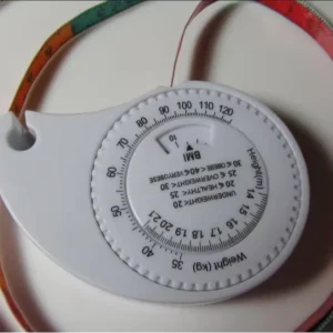 BMI Soft Body Measuring Tape 1.5M Retractable PVC Ruler Meter Fitness Tools Measure Waist Lose Weight Fitness Women Men Gift