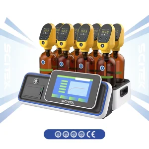 BOD5 Intelligent Tester 8 Pieces/batch 7-inch Color Touch Screen 0-4000mg/L 10000 Groups Wireless Data Aggregation