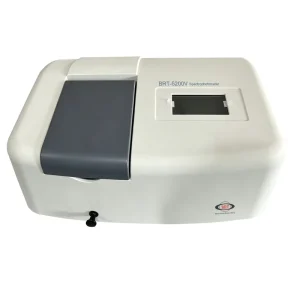BRT 5200V UV Vis Spectrophotometer 325 1100nm Wavelength 4.3 Inch Color Touch Screen USB Output Lab Photometer