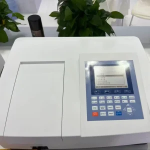BRT 6100UV Digital Double Beam UV VIS Spectrophotometer 190 1100nm 1.8nm with 5 inch Graphic LCD and High Precision