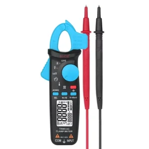 BSIDE ACM82 6000 Counts True RMS Dual Display Digital AC DC Current Clamp Meter with Volt-Alert and Live Test