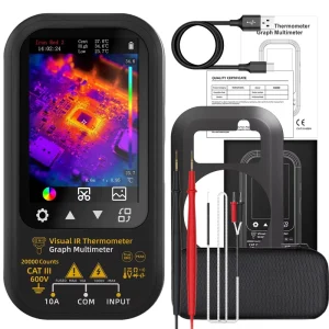 BSIDE SH6 SH9 SH7 2 in 1 15 Color Palette Modes Visual IR Thermometer Graph Multimeter with Type C Interface