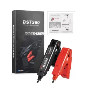 BST360 Portable Battery Car Battery Test Clip Analyzer 12V Tester Compatible With X431 Scanner