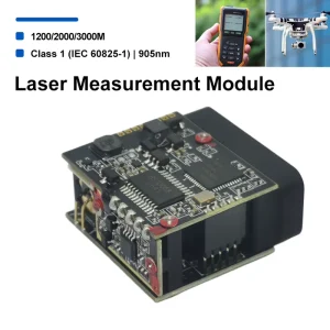 BT 1535nm 1-10Hz DC4.5~16V Eye-Safety Laser Rangefinder 3km UART Laser Distance Module for Surveying and Exploration