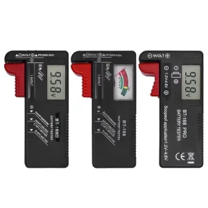 BT-168 Pro/D/PRO Digital Battery Tester LCD Display Handheld 1.5V/9V AAA AA Button Cell Battery Checker Volt Measure