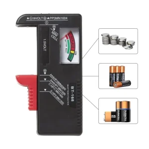 BT168 Digital Battery Tester Volt Checker for AA AAA 9V Button Multiple Size Battery Tester Voltage Meter Tools BT 168