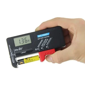 BT168D Min Portable Universal Battery Tester Pointer Display Type for Testing Standard and Rechargeable Batteries