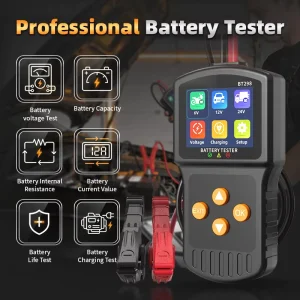 BT298 6V 12V 24V Car Battery Tester Professional Automotive Battery Life Internal Resistance Current Capacity Analyzer