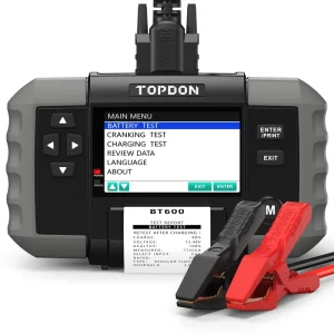 BT600 3.5 Inches Color Screen Battery Tester for 12V Vehicles Automotive Battery Tester Analyzer With Thermal Printer