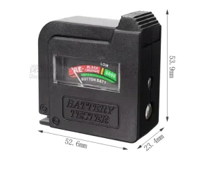 BT860 Battery Capacity Tester Plastic Card Holder Portable Pointer Type Digital Display Battery Tester